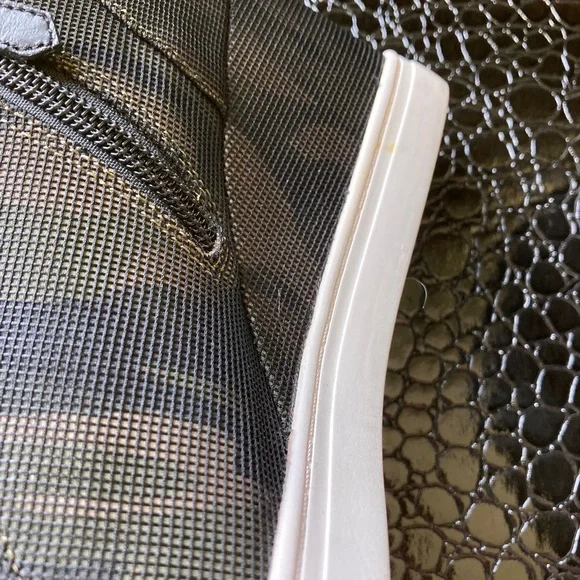 Linea Paolo camouflage wedge shoe/sneaker 7 1/2 medium width - Picture 7 of 15